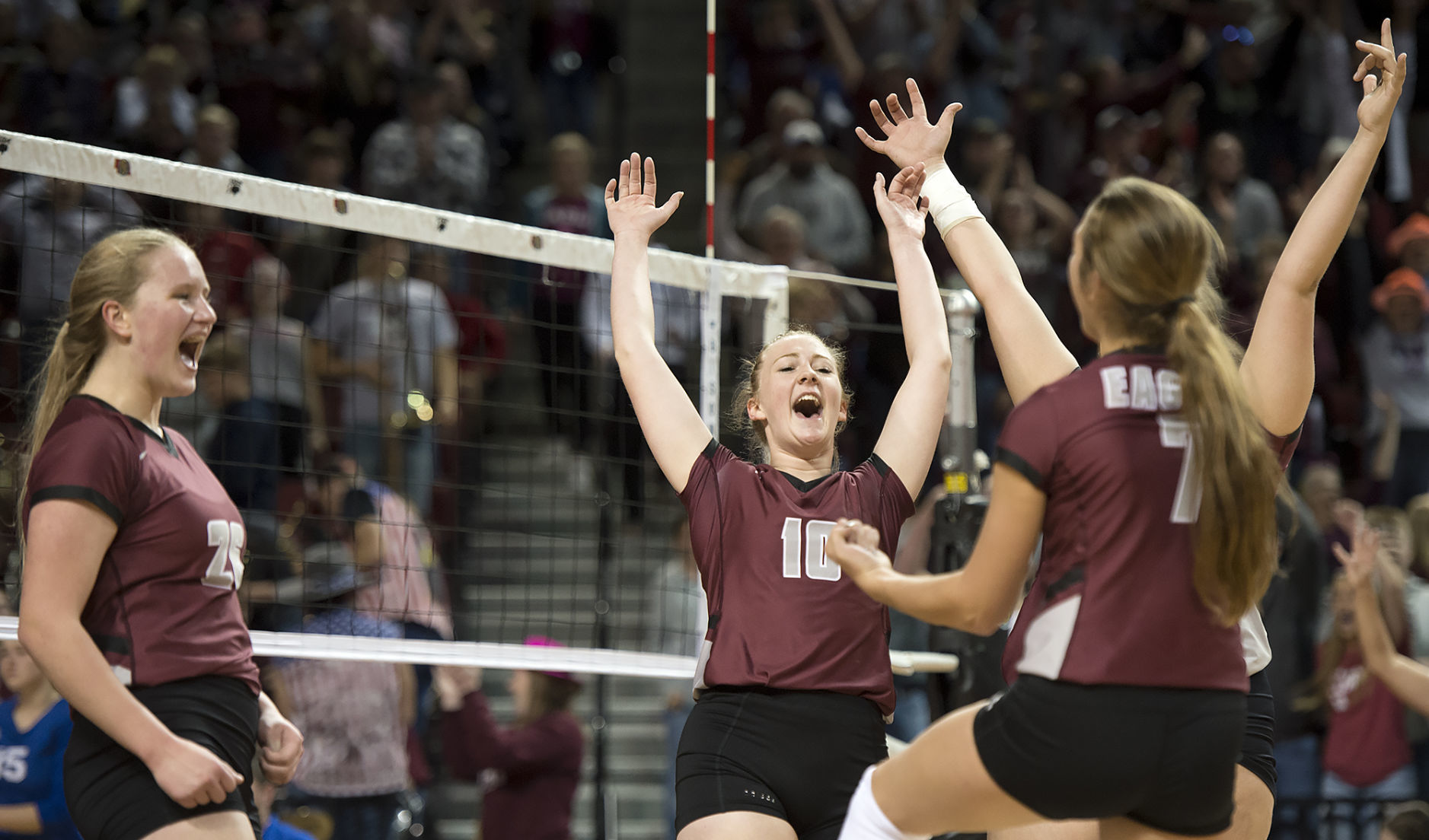 D-2 state volleyball, BDS vs. Wynot, 11.8